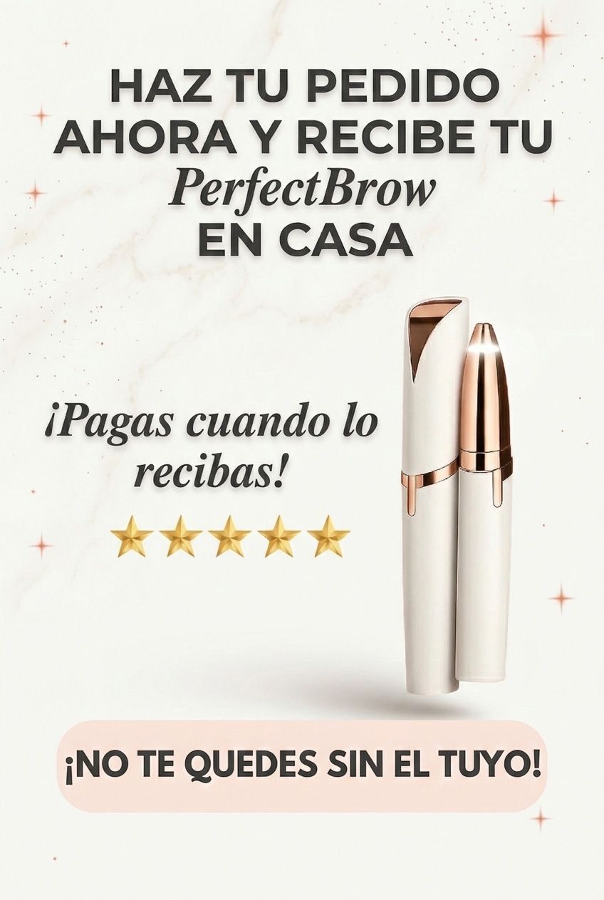 Depilador Facial Eléctrico Recargable con Luz LED